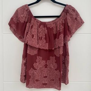 Aritzia off the shoulder blouse